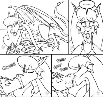 [JAMEArts] Kissy Dragons manga cover