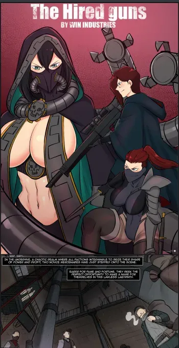 [win4699]The Hired guns manga cover