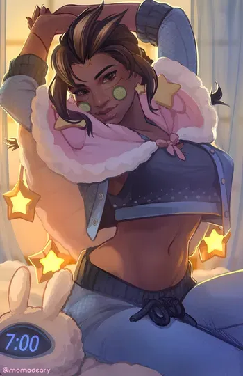 [Momo-Deary] Luna Pajamas Illari (Overwatch) manga cover