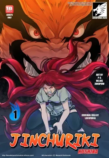 [Helios, Locofuria] Jinchuriki Kushina #1 (Naruto) manga cover