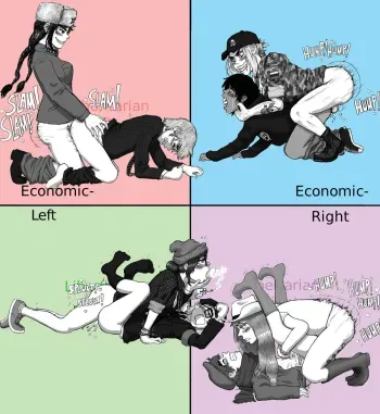 - Political Chart Futanari Pegging manga cover