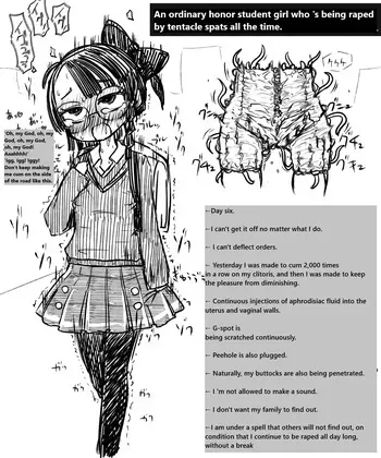 Akaishi Shiroishi - The lewd fate of the poor sisters parasitized by tentacle pants manga cover