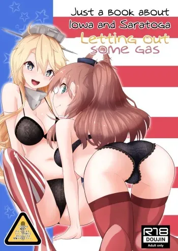 Iowa to Saratoga ni Gas Nuki Shite Morau dake no Hon manga cover