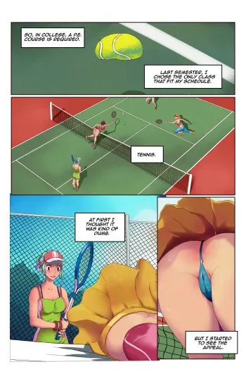 Time Stop and bop - Tennis [Tentacle monster chu] manga cover