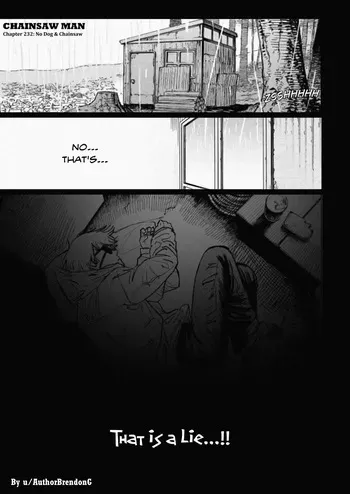 (AuthorBrendonG) Chainsaw Man Chapter 232 Alternate manga cover
