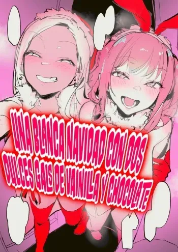 [Poriuretan] Shirokuro Gyaru no MeriChri | Una blanca navidad con dos dulces gals de vainilla y chocolate [Spanish] [Germany united] manga cover