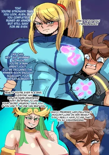 [Emboquo] Samus vs Pit Smash! (Metroid) manga cover