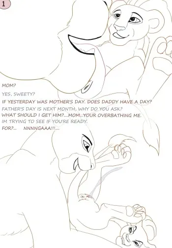 [Soul-Gryph] Father's Day in the Pridelands (The Lion Guard) manga cover