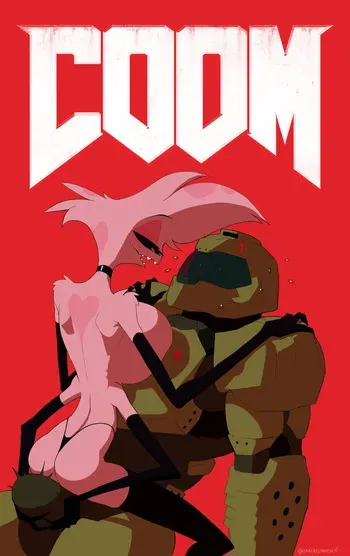 [Dracorex] Angel Dust x Doom Guy manga cover