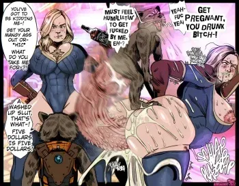 [Adoggo] Carol vs Rocket (Marvel Cinematic Universe) manga cover