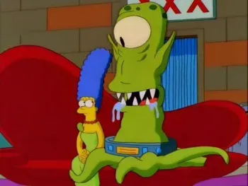 [Nikisupostat] Marge and the aliens (The Simpsons) manga cover