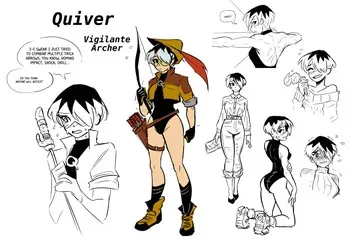 [Spicymancer] Quiver - Vigilante Archer (OC) manga cover