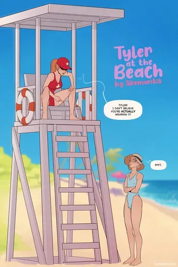 [Skemantis] Tyler at the beach manga cover
