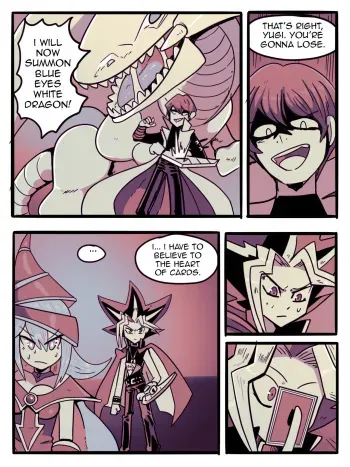[Wolfrad Senpai] Dark Magician Girl VS Blue Eyes White Dragon (Yu-Gi-Oh!) manga cover