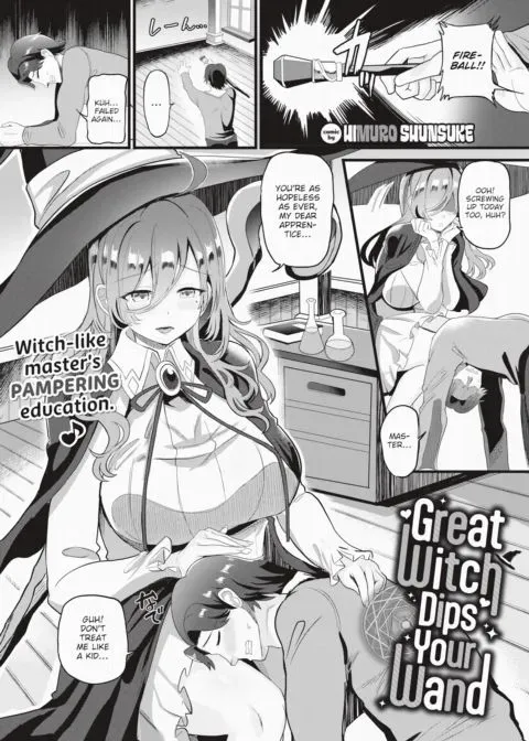 Great Witch Dips Your Wand manga cover