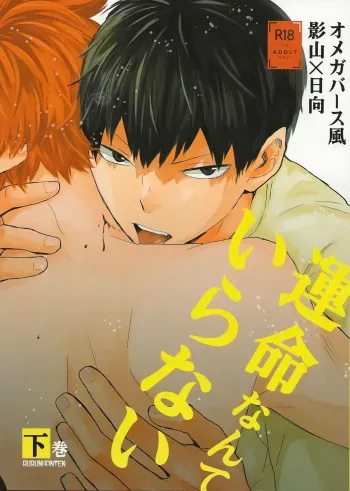 Unmei nante Iranai Gekan manga cover
