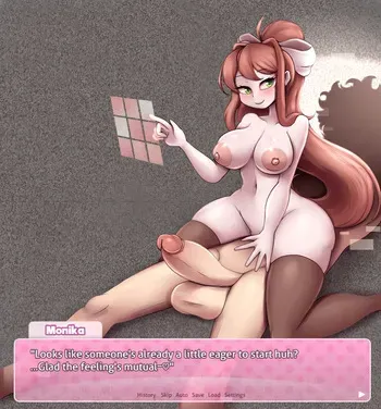 [Metachoke] Monika and Player (DDLC) manga cover
