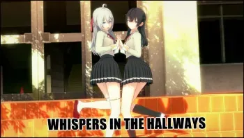 Whispers in The hallways manga cover