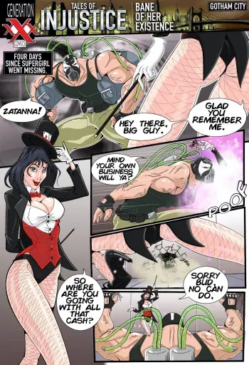 [Genex] Tales of Injustice: Zatanna manga cover