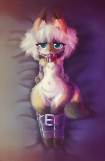 Sorrynothing heavy bondage, forced orgasm , female,fox, cat , , tentacles , underwater, helpless ,restraint, enjoying,breathe play, manga cover