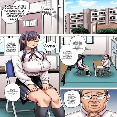 Hamerareta Bijin Yuutousei ~Shingaku no Tame ni Sensei ni Pakorarete Mainichi Seishori Saserarete...~ [Original] manga cover