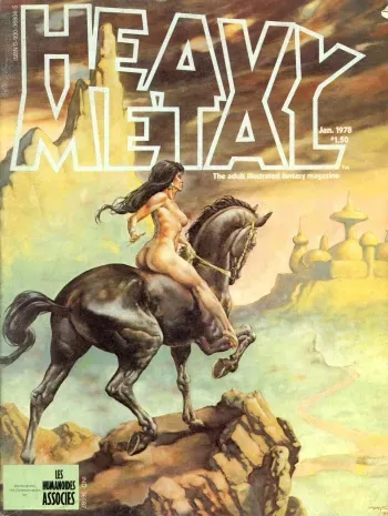Heavy Metal 1978-01-Vol-01-#10 January manga cover