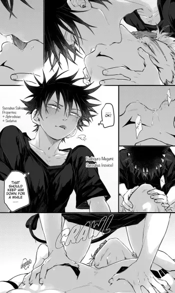 [Bozu] OGKuna x Succubus! Megumi for Strad in the skfsit SS event (Jujutsu Kaisen) [English] manga cover