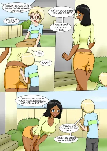 [LoveMakin] New Neighbours: Shawn and Namri manga cover