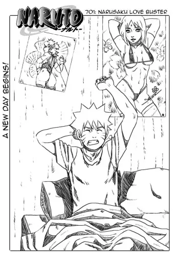 NaruSaku Love Buster manga cover