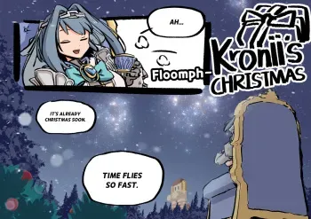 Kronii's Christmas manga cover
