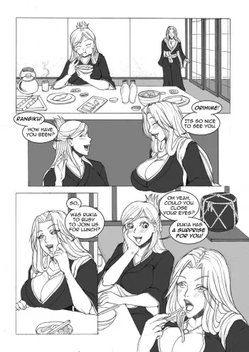 [h-panda] Orihime x Rangiku manga cover