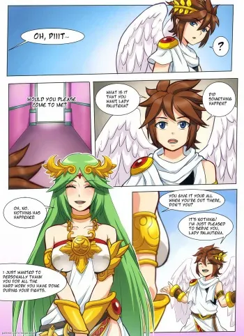 [Eronautics] Pit's Reward (Kid Icarus) manga cover