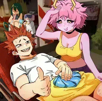[Snegovski] Mina + Friends (My Hero Academia) manga cover