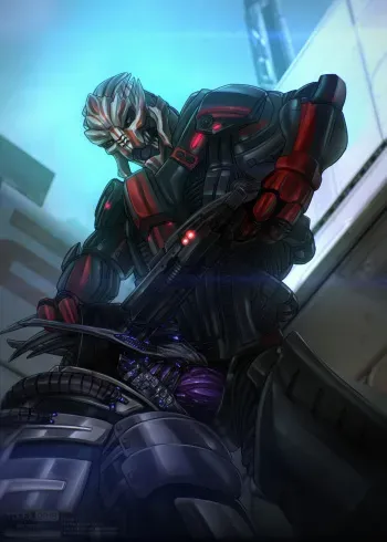 [Todex] Nihlus Kryik & Saren Arterius (Mass Effect) manga cover