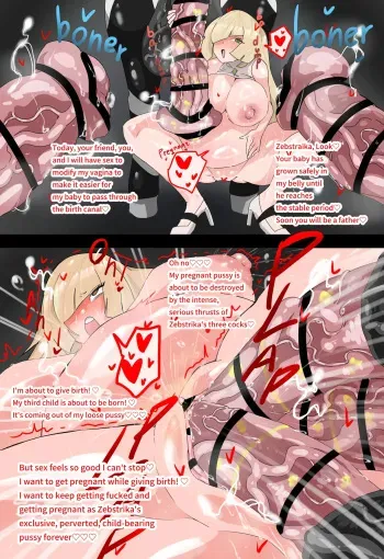 Lusamine and the three Zebstrika manga cover