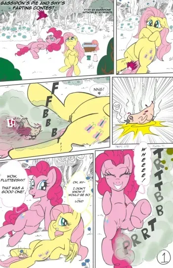 [Kyokimute] Pie and Shy's Farting Contest (My Little Pony Friendship Is Magic) manga cover