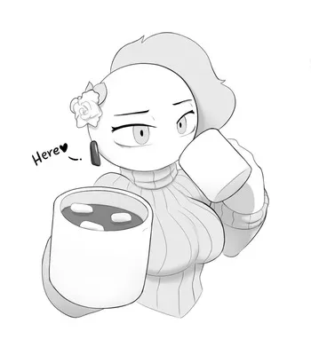 [ShinyPea (PhoSenpai)] December Sketches (2024) manga cover