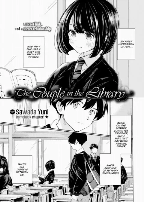 The Couple in the Library manga cover