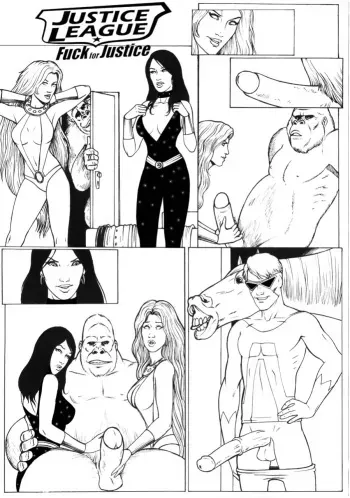 [Extro] Fuck For Justice (Justice League) manga cover