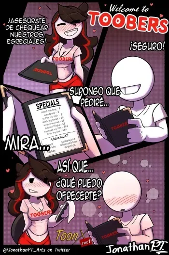 [JonathanPT] Welcome to TOOBERS! (Jaiden Animations) [Spanish] manga cover