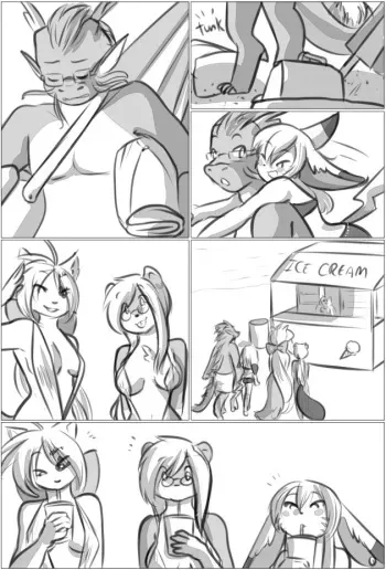 [saucy] Googirls Beach Party manga cover