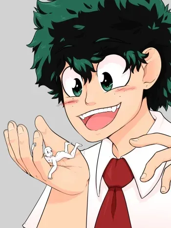 EelMeal- Izuku Midoriya set manga cover