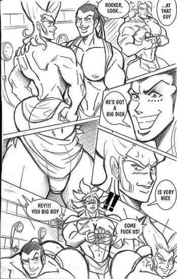 Broly fucking Cerberus manga cover