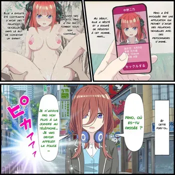 [Banana Style] Une appli où l'on peut avoir des relations sexuelles avec des personnages d'anime 10 (Gotoubun no Hanayome) [French] manga cover