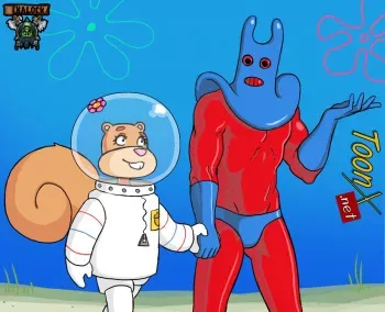 [b-intend] Sandy x Man Ray (Spongebob Squarepants) (Spanish) [kalock & ToonX] manga cover