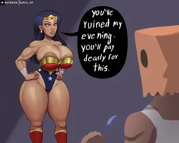 [Rakun Art] Wonder Woman manga cover