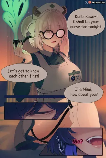 Nimi Nightmare's Session with Kronii+ Extras manga cover
