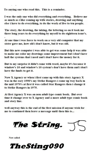 X Agency Book Three. Issue 19 to 23. End of Book Three To be Continued in book four. manga cover