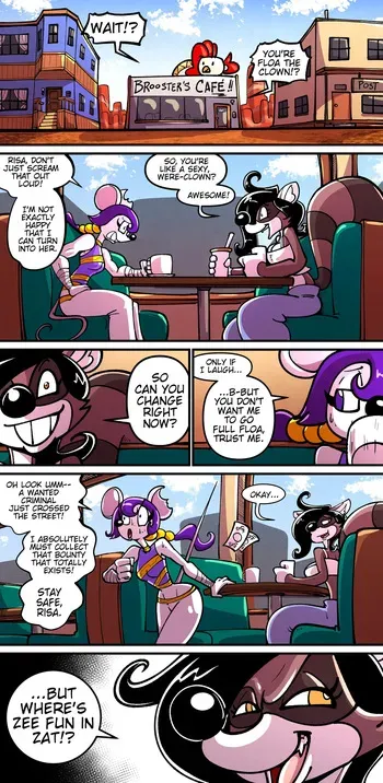 [Sachasketchy] Zee Thief and Zee Clown! manga cover