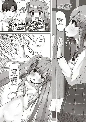 How to Make Someone Take Responsibility manga cover